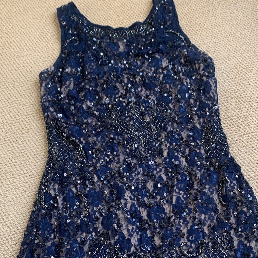 Aidan Mattox Elegant Navy Blue women’s  Dress